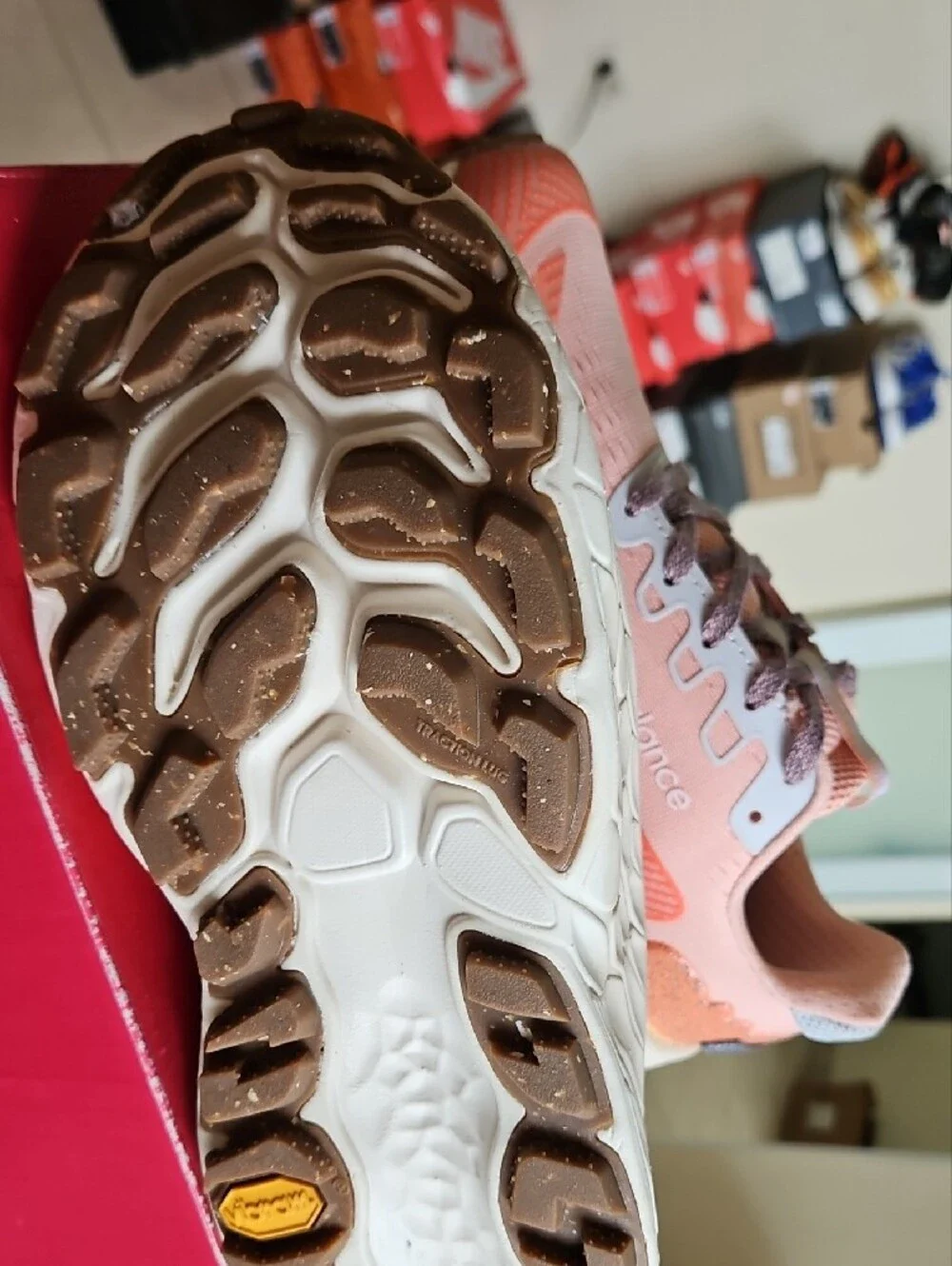 New Balance Women’s Peach/Coral Fresh Foam Running Sneakers